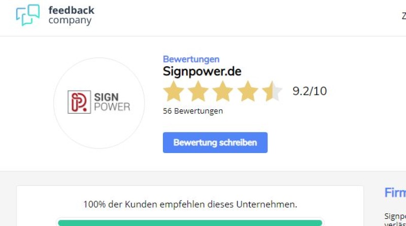 Bewertungen unserer Kunden, ungefiltert und veröffentlicht!