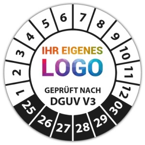 Prüfplaketten DGUV Vorschiften