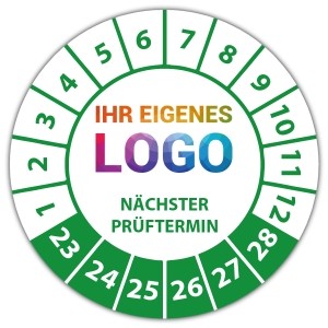 Prüfplakette Nächster Prüftermin - Prüfplaketten Neutral logo