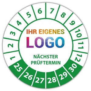Prüfplakette "Nächster Prüftermin" logo