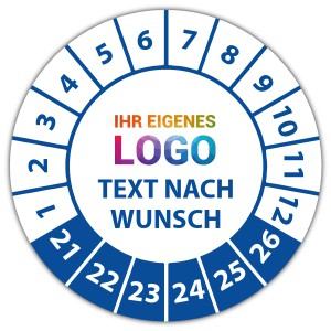 Prüfplaketten auf Rolle Prüfplaketten auf Rolle