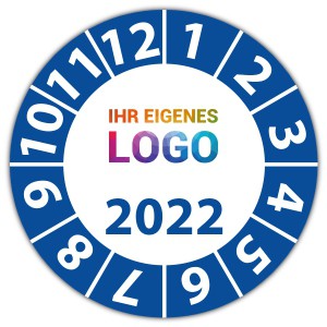 Prüfplakette mit Jahr -  logo