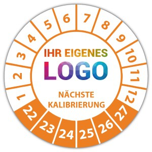 Prüfplakette Nächste Kalibrierung - Kalibrierungsaufkleber logo