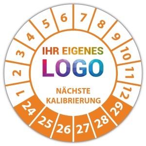 Prüfplakette Nächste Kalibrierung - Kalibrierungsaufkleber logo