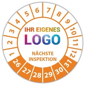 Prüfplakette Nächste Inspektion - Prüfplaketten auf Rolle logo