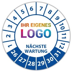 Prüfplakette "Nächste Wartung" logo