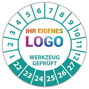 Prüfplakette "Werkzeug geprüft" logo