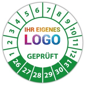 Prüfplakette Geprüft - Notbeleuchtung Prüfplaketten logo
