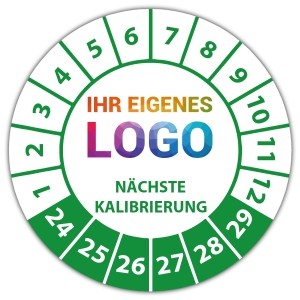 Prüfplakette Nächste Kalibrierung - Prüfplaketten Medizin logo
