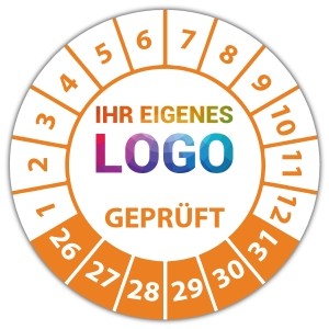 Prüfplakette Dokumentenfolie Geprüft - Prüfplaketten Dokumentenfolie logo