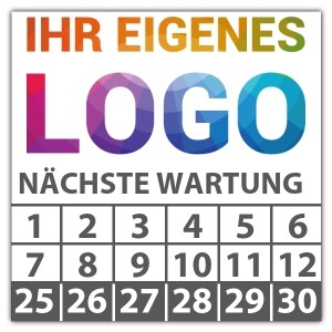 Prüfplakette Nächste Wartung - Wartungsaufkleber logo