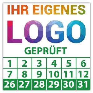 Prüfplakette Geprüft - Notbeleuchtung Prüfplaketten logo