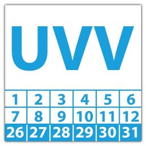 Prüfplakette UVV - Prüfplaketten UVV