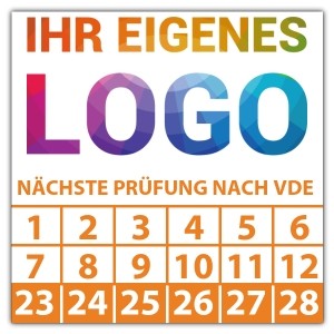 Prüfplakette "Nächste Prüfung nach VDE" logo