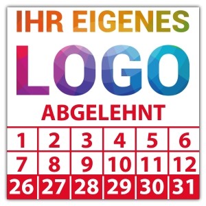 Prüfplakette "Abgelehnt" logo