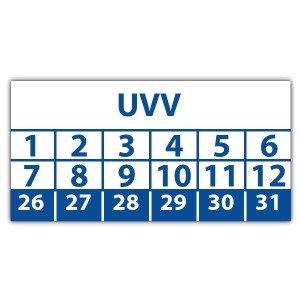 Prüfplakette UVV - Prüfplaketten UVV