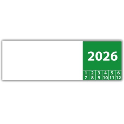 Kabelprüfplakette mit Jahr - Kabelprüfplaketten