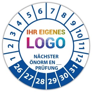 Prüfplakette Nächster ÖNORM EN Prüfung (eigene eingabe) logo