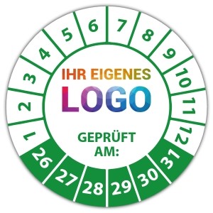 Prüfplakette Geprüft am: - Allgemeine Prüfplaketten logo