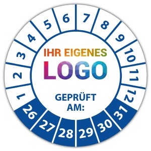 Prüfplakette Geprüft am: - Allgemeine Prüfplaketten logo
